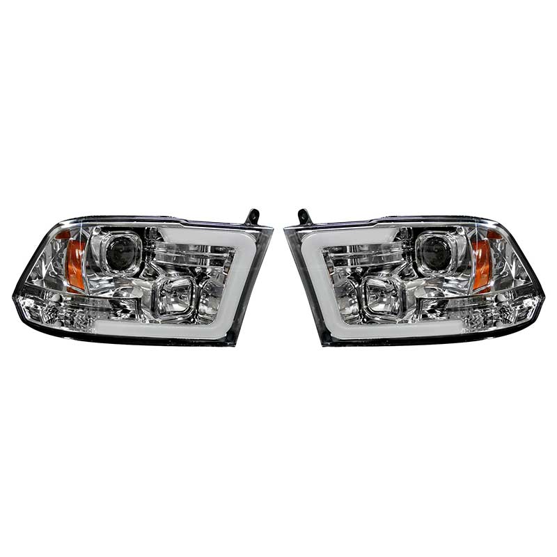 Recon Clc Clear Projector Headlights With Oled U Bar Xdp