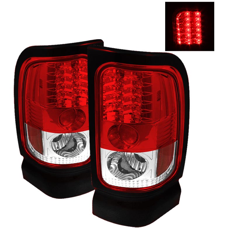 Spyder Red Clear Led Tail Lights Xdp