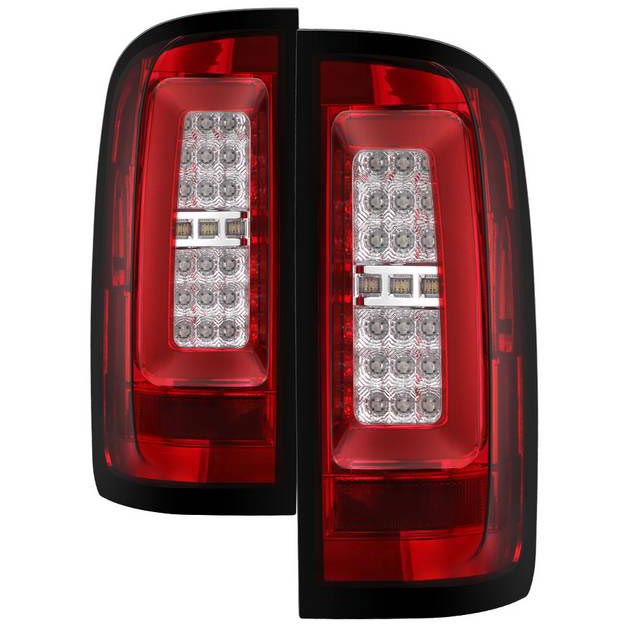 Spyder Red Clear Led Tail Lights Xdp