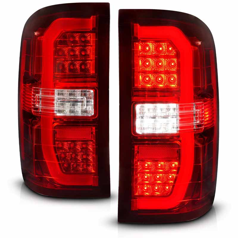 Anzo Chrome C Bar Led Sequential Tail Lights Xdp