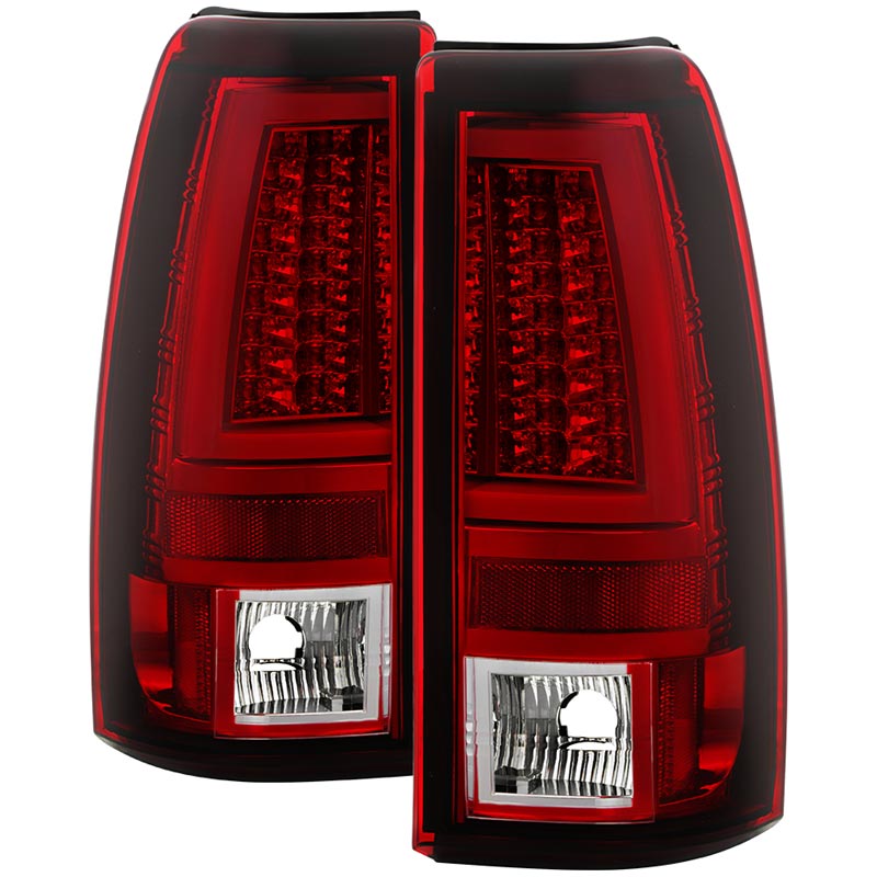 Spyder Red Clear Led Tail Lights Xdp