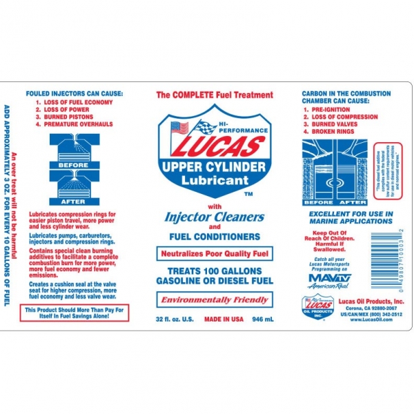 Lucas Oil 10003 Fuel Treatment