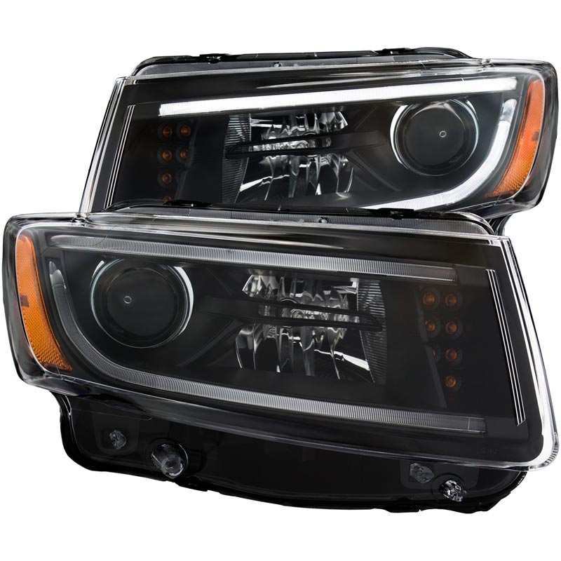 Anzo 111329 Black Plank Style Design Projector Headlights Xdp