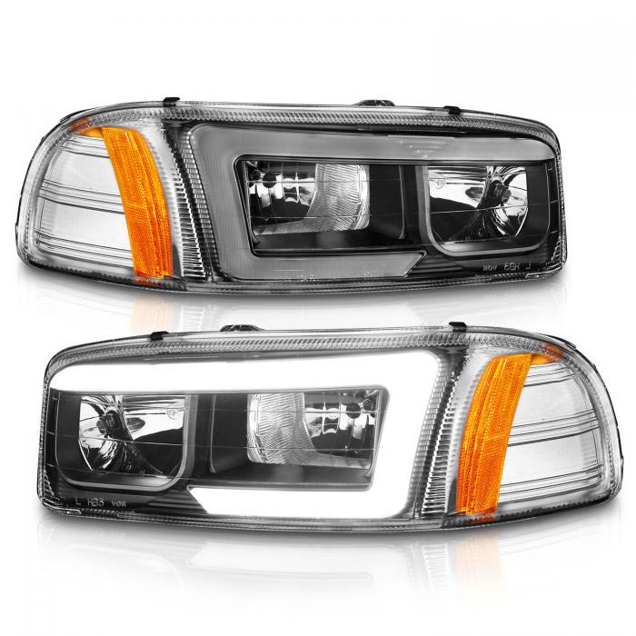 Anzo 111522 Black Plank Style Projector Headlights | XDP