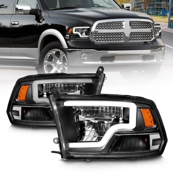 Anzo 111539 Black Plank Style Projector Headlights | XDP