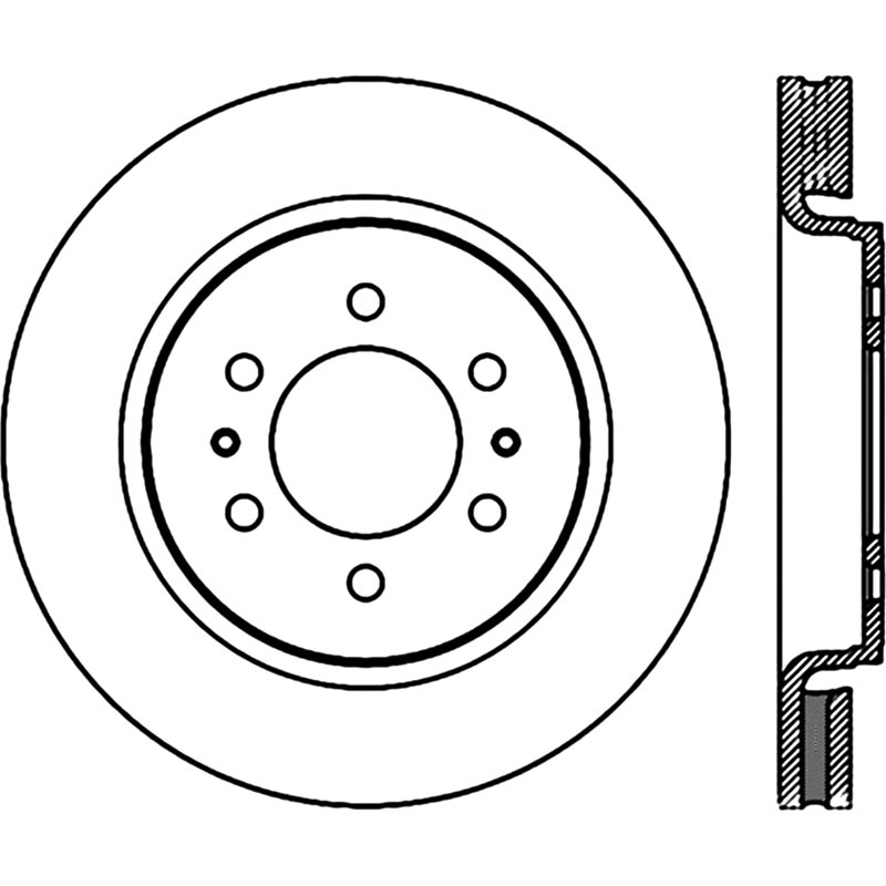 StopTech Sport Cryo Drilled Disc Brake Rotors (2015-2019 Ford) | XDP