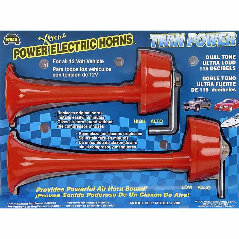 Wolo 200 Twin Power Electric Air Horns | XDP