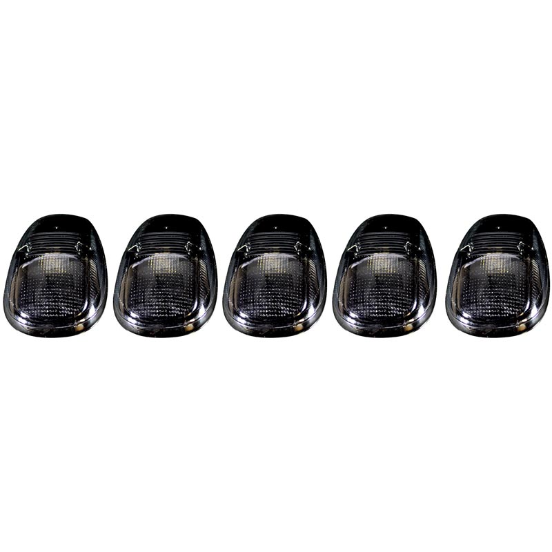 Recon 264145BK Smoked Lens Amber LED Cab Lights | XDP