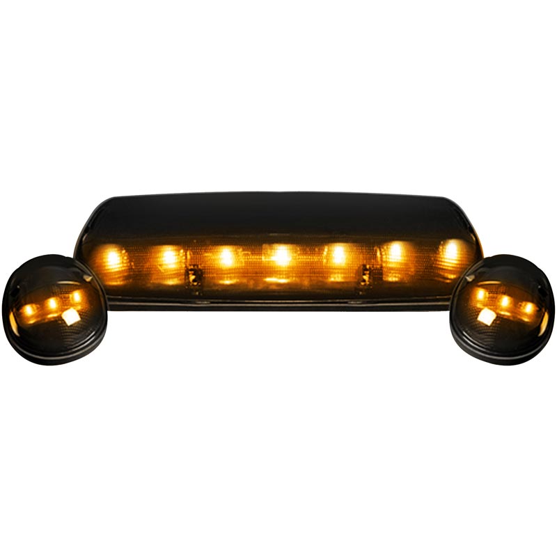 Recon 264155BK Smoked Lens Amber LED Cab Lights | XDP