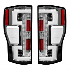 Recon 264299LEDCL Dual U-Bar Clear Lens OLED Tail Lights | XDP