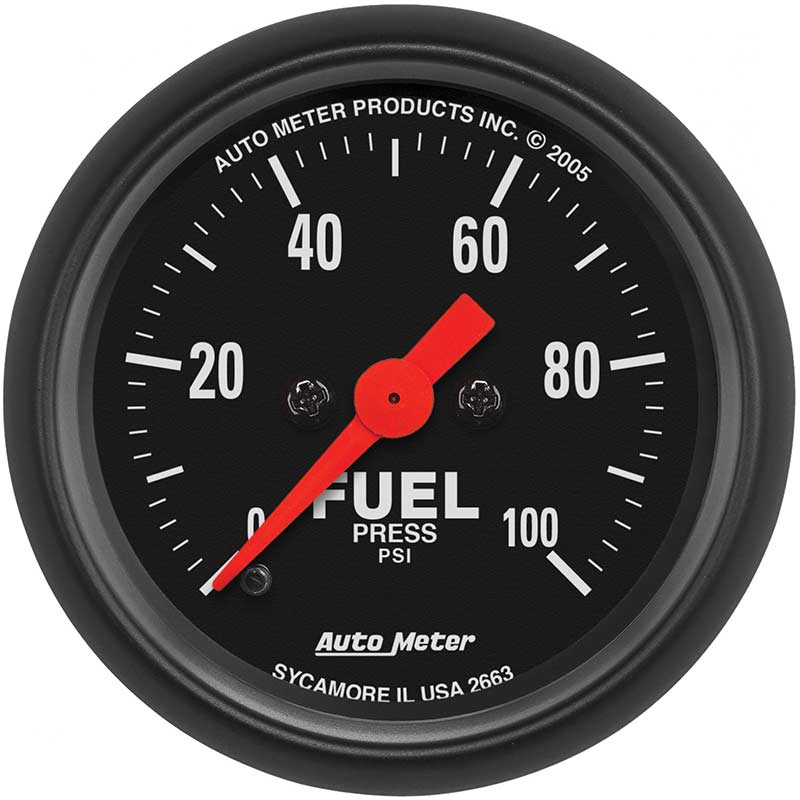 Auto Meter Z-Series Fuel Pressure Gauge Kit 2663 | XDP