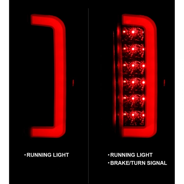 Anzo 311351 Black Smoked Lens LED Tail Lights