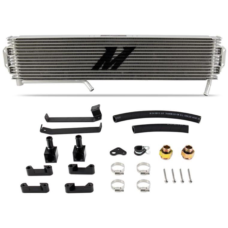 Mishimoto MMTC-F2D-11SL Transmission Cooler， Compatible With Ford