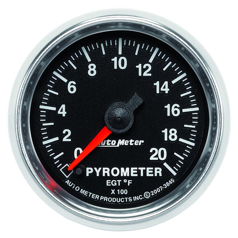 Auto Meter 3845 GS Series Pyrometer Gauge | XDP