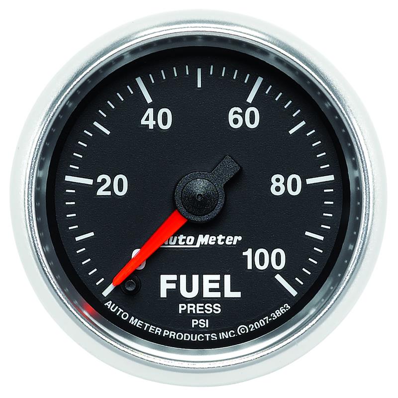 Auto Meter 3863 GS Series Fuel Pressure Gauge | XDP