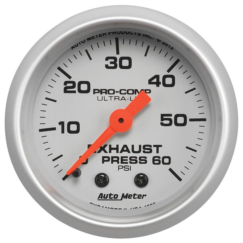 Auto Meter 4325 Ultra-Lite Exhaust Pressure Gauge | XDP