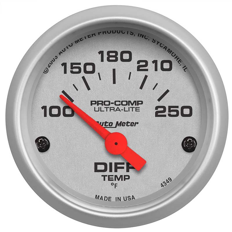 Auto Meter 4349 Ultra-lite Differential Temp. Gauge 