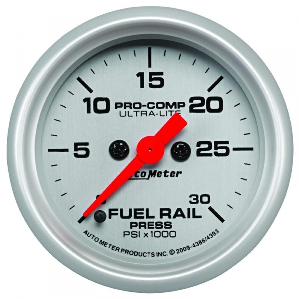 Auto Meter 4386 Ultra-Lite Fuel Rail Pressure Gauge