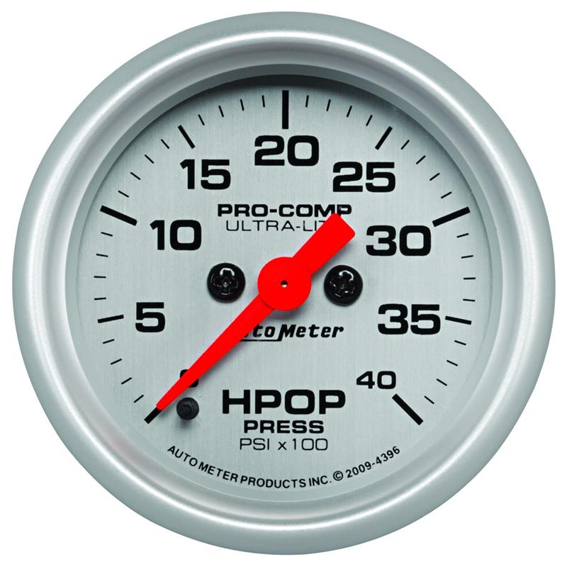 Auto Meter 4396 Ultra-Lite HPOP Pressure Gauge | XDP