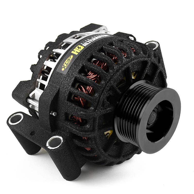 XDP HD High Output Alternator (New) Wrinkle Black XD349 6.0L