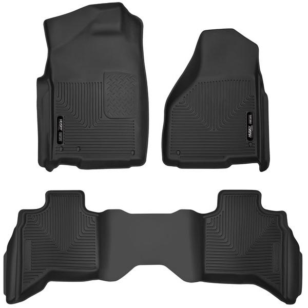 Husky Liners X-ACT Contour Floor Liners - (2003-2009 Dodge Ram 2500/ ...