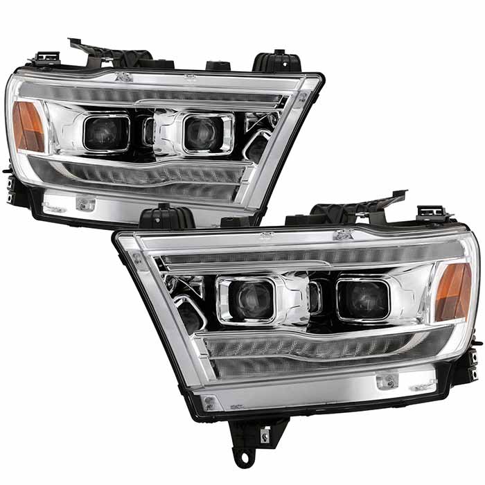 Spyder 5087638 Apex Series Chrome LED Headlights | XDP