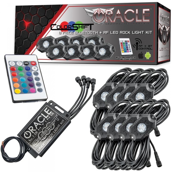 Oracle 5819-333 8-Piece ColorSHIFT Underbody Rock Light Kit | XDP