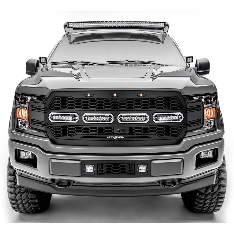 T-Rex 6515791 Revolver Series Black 1-Piece Grille Replacement | XDP