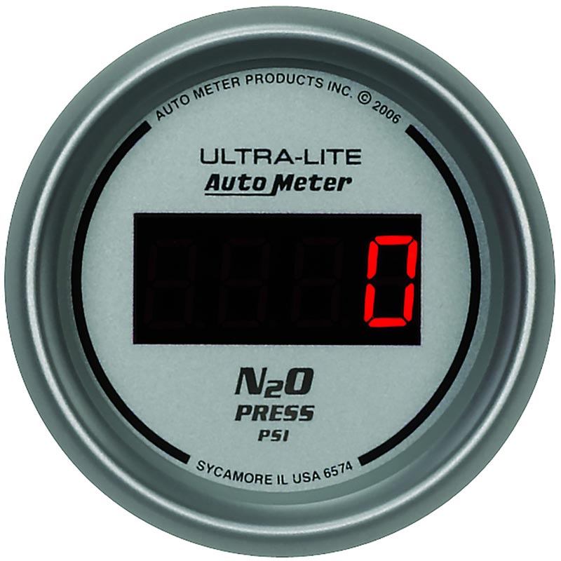 Auto Meter 6574 UltraLite Digital Nitrous Pressure Gauge XDP