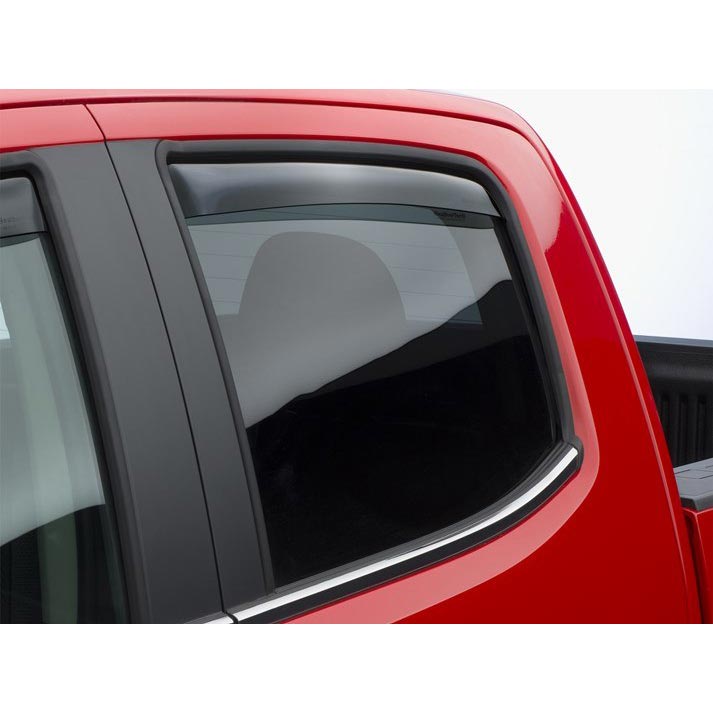 WeatherTech 81766 Dark Smoke Rear Side Window Deflectors | XDP