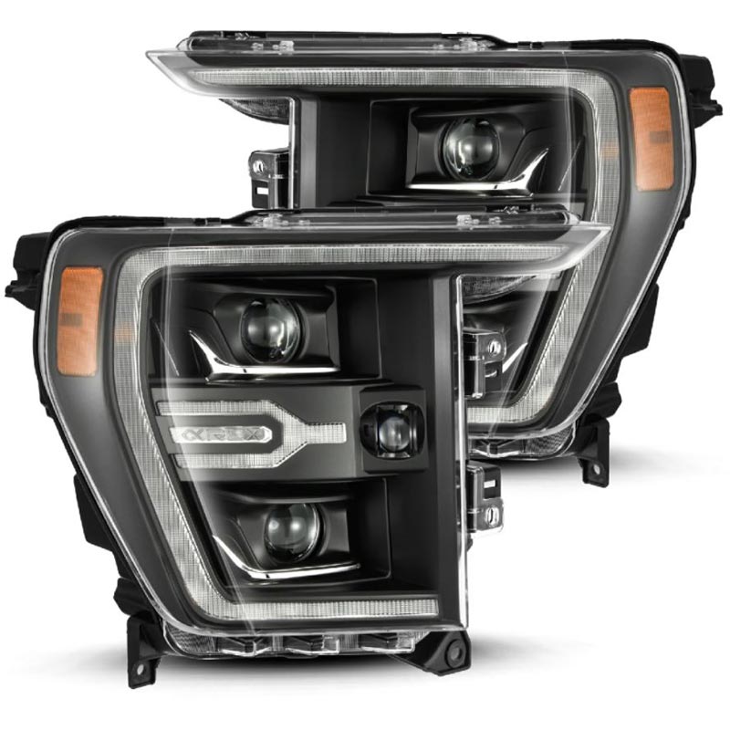 AlphaRex 880139 LUXX-Series Black LED Projector Headlights | XDP