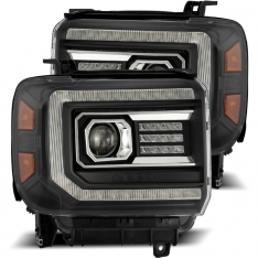 Anzo 111487 Black Plank Style Switchback Projector Headlights | XDP