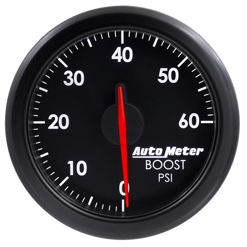 Auto Meter 9160-T Black AirDrive Series Boost Gauge