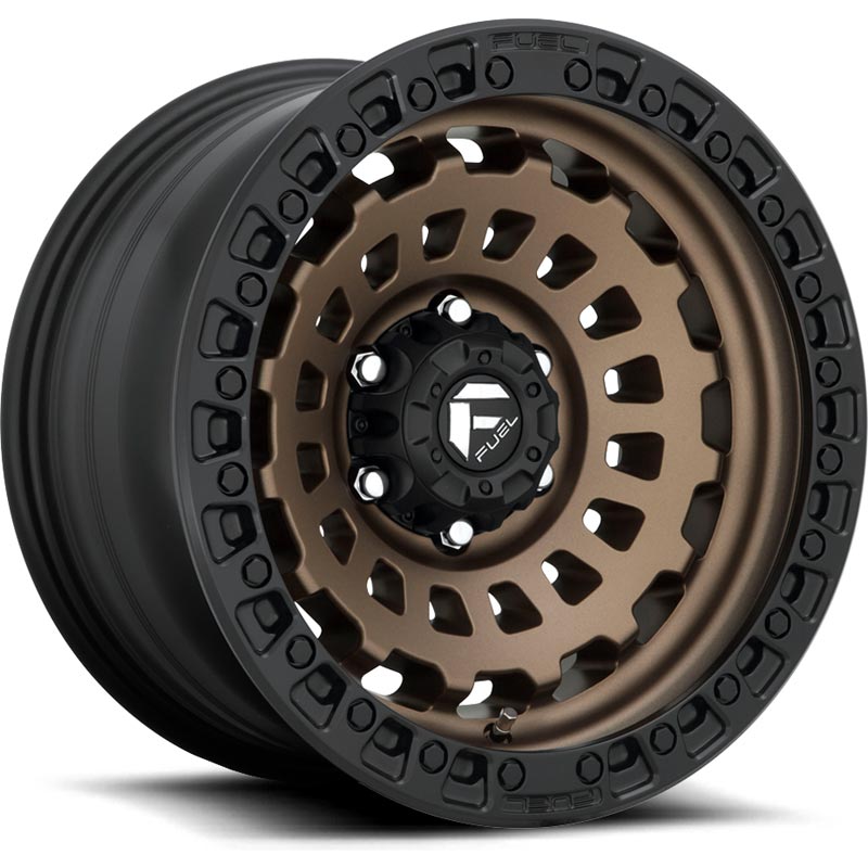 Fuel Zephyr D634 1-PC Wheel - Bronze - Black Lip | XDP