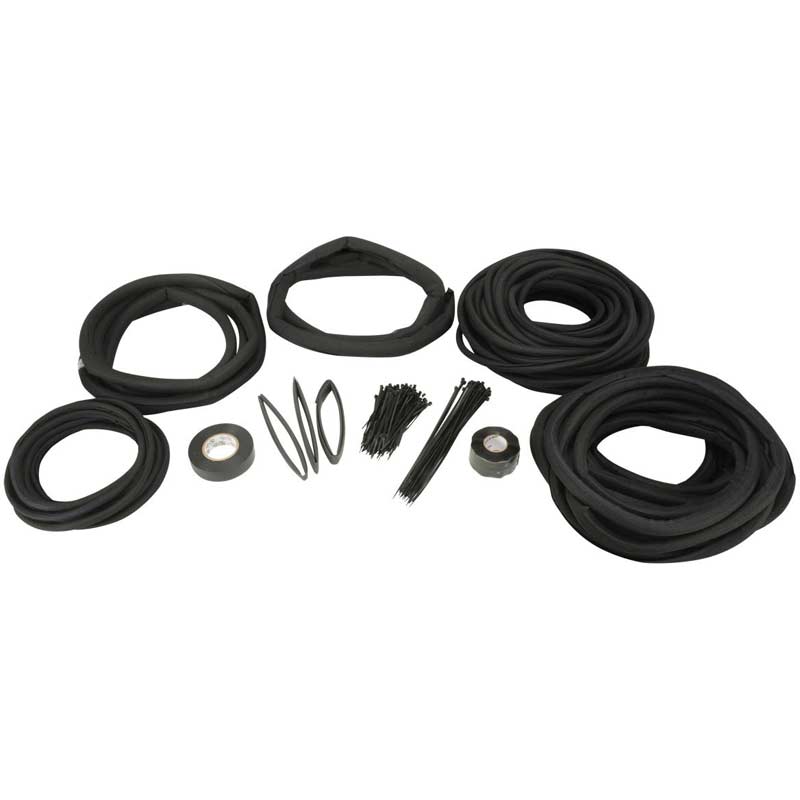 DEI 010073 - Exhaust Wrap Kit - Black Titanium Wrap Locking Ties & Locking Tie Tool