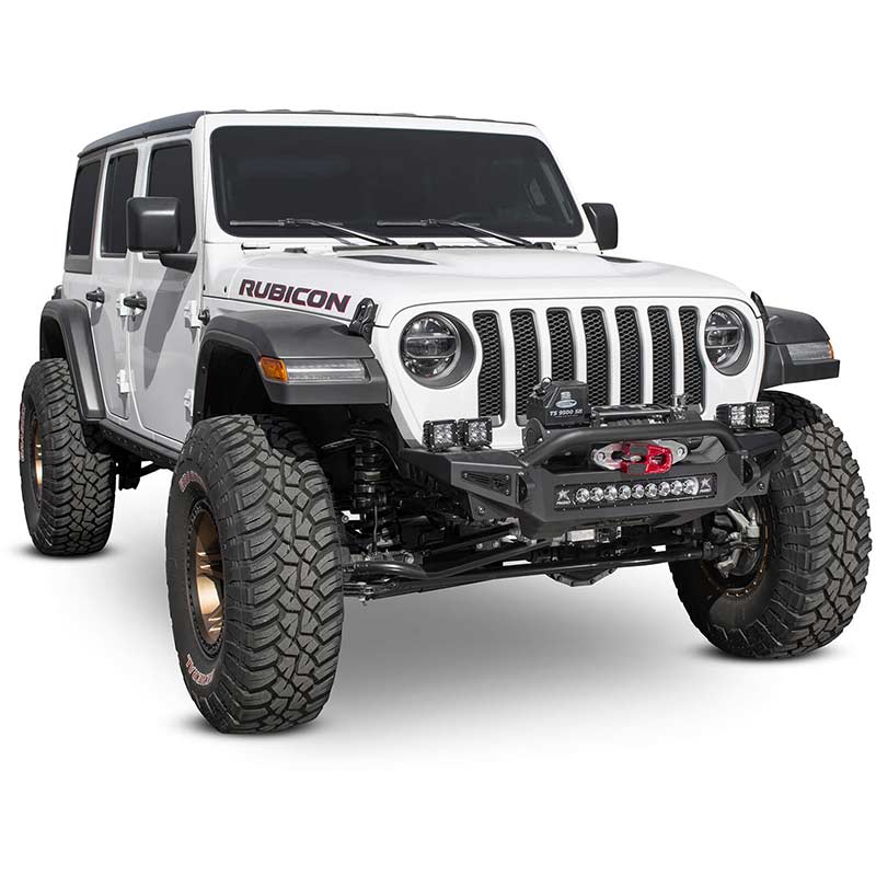 ADD Offroad Rock Fighter Winch Front Bumper (2018-2020 Jeep Wrangler JL ...