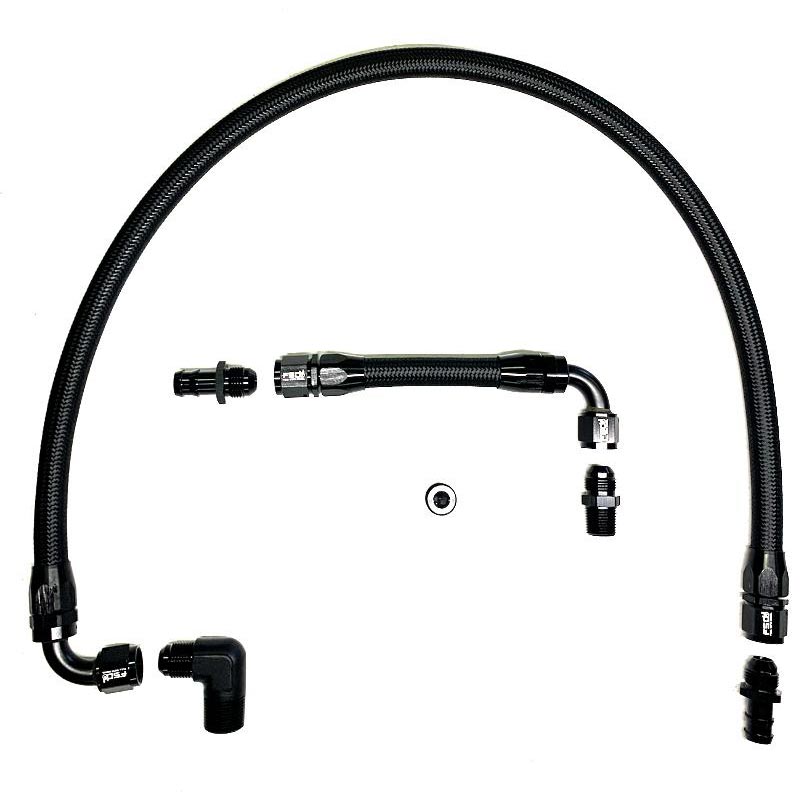 Full Send Diesel FSD-02-B Braided Heater Hose Kit | XDP