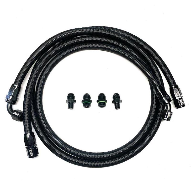 Full Send Diesel FSD-13-B Braided Transmission Cooler Line Kit | XDP