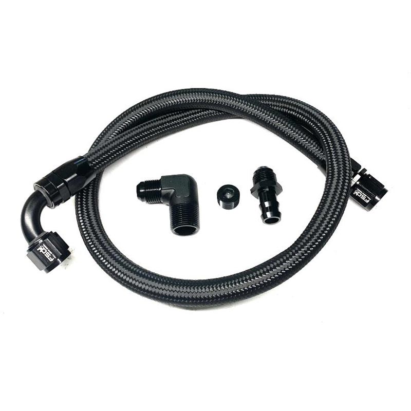 Full Send Diesel FSD-20-B Braided Lower Heater Hose | XDP