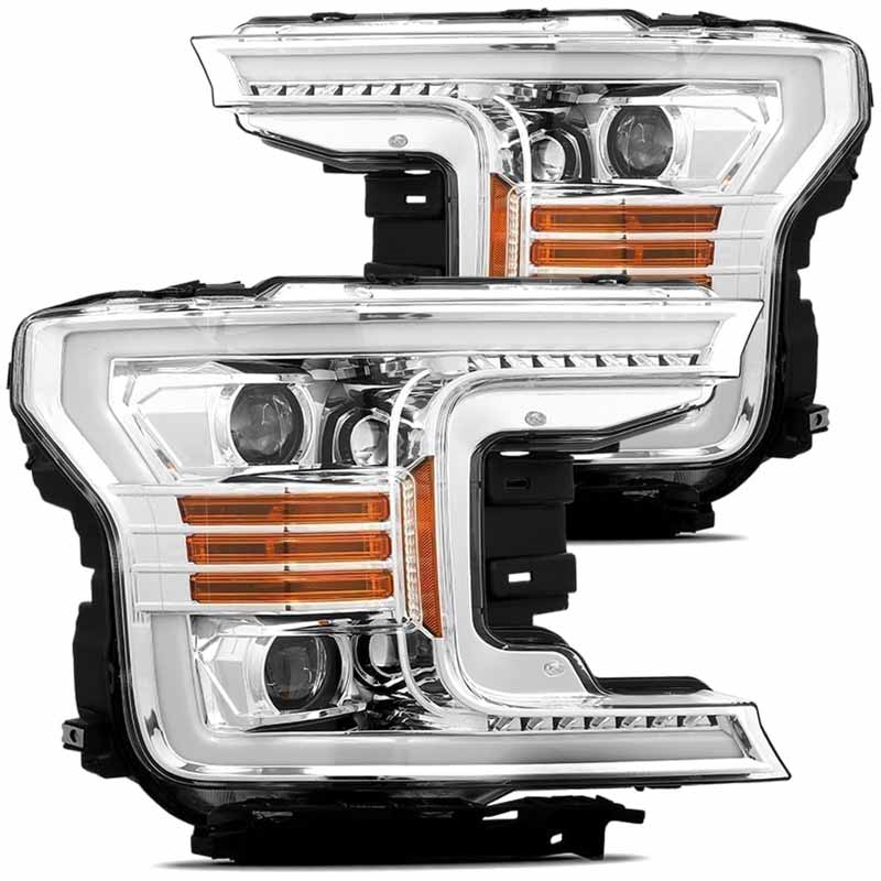 AlphaRex 880175 LUXX-Series Chrome LED Projector Headlights | XDP