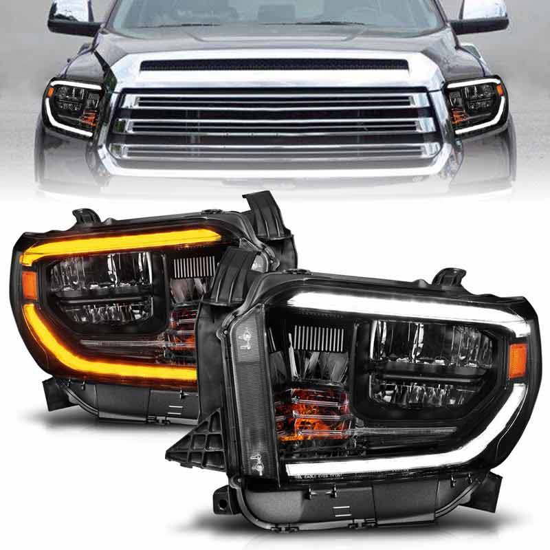 Anzo 111531 Black Plank Style Switchback Projector Headlights | XDP