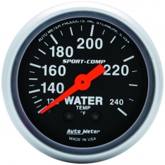 Autometer 6337 Sport-Comp Digital Water Temperature Gauge