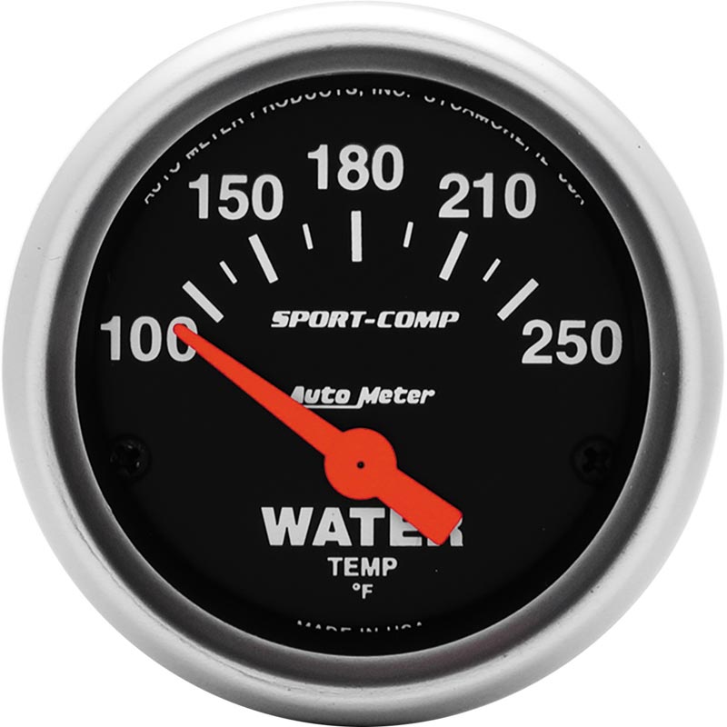 Auto Meter 3337 Sport-Comp Water Temp Gauge | XDP