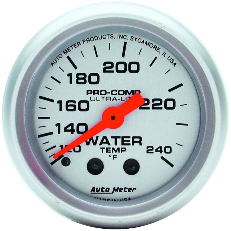 Auto Meter 4332 UltraLite Water Temp Gauge XDP