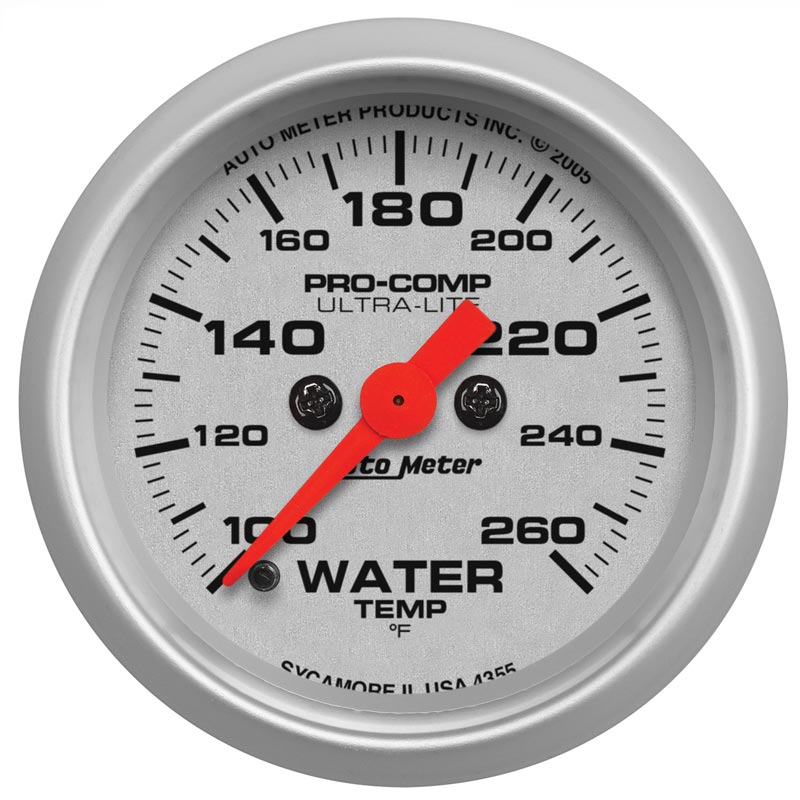 Auto Meter 4355 Ultra-Lite Water Temp Gauge | XDP