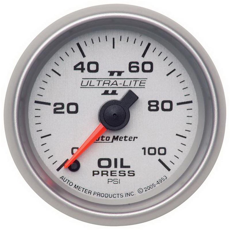 Auto Meter 4953 Ultra-Lite II Oil Pressure Gauge | XDP