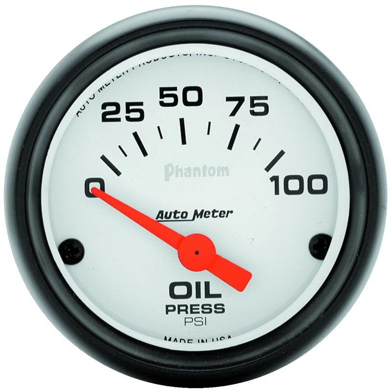 Auto Meter 5727 Phantom Series Oil Pressure Gauge | XDP