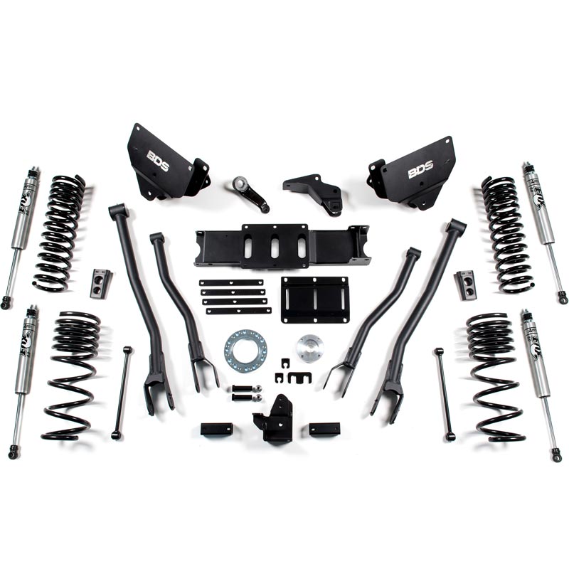 BDS Suspension 6" 4-Link Lift Kit (2014-2018 Ram 2500 6.7L Diesel 4WD ...