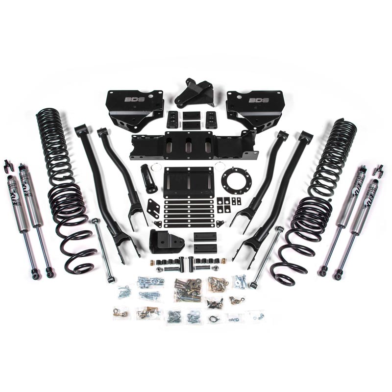 BDS Suspension 4" 4-Link Lift Kit (2019-2022 Ram 2500/3500 6.7L Diesel ...