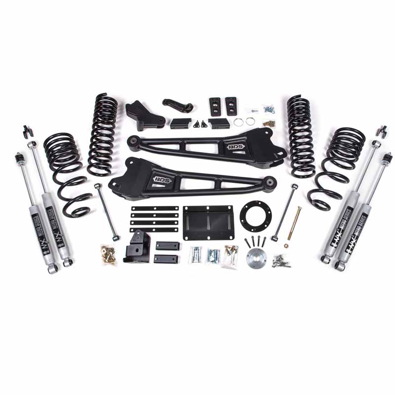 BDS Suspension 6" Radius Arm Lift Kit (2014-2018 Ram 2500 6.7L Diesel ...